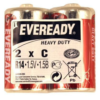 Батарейки Eveready HD R14 SHP 2шт*12*8